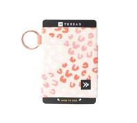 Thread Wallets Portafoglio sottile minimalista elastico per uomini e donne | piccolo porta carte di credito per tasca frontale, fulvo, taglia unica