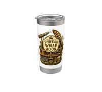 Thread Wrap Hour Mosche Artificiali Bicchiere termico in acciaio inox doppia parete
