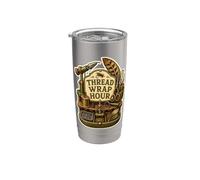 Thread Wrap Hour Mosche Artificiali Bicchiere termico in acciaio inox doppia parete