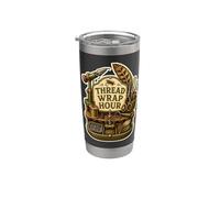 Thread Wrap Hour Mosche Artificiali Bicchiere termico in acciaio inox doppia parete