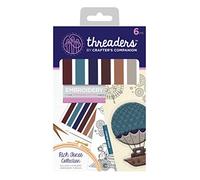 Threaders Stranded Rich Tones Collection-Kit da Ricamo, 100% Cotone Egiziano, Multi-Colour, taglia unica, 48 unità