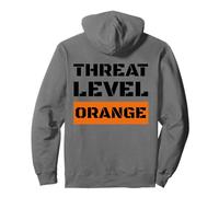 Threat Level Orange High Risk of Trump Ruining America Felpa con Cappuccio