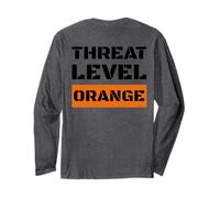 Threat Level Orange High Risk of Trump Ruining America Maglia a Manica