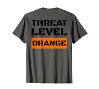 Threat Level Orange High Risk of Trump Ruining America Maglietta
