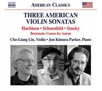 Three American Violin Sonatas: Harbison, Schoenfeld, Stucky - AA.VV. (Audio Cd)
