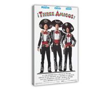 Three Amigos, stampa artistica da parete su tela, motivo Steve Martin Chavy Chase Martin, decorazione per soggiorno, camera da letto, stile cornice, 20 x 30 cm