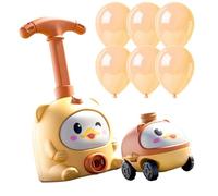 Three Balloon Racing Toy, Funny Interactive Kit Compact Car Pump with Play Feature, Indoor Play with Sl esign, Premium School Living Room Activity Set, Best Kids Education Aid