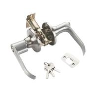 Three-Bar Door Locks - Spherical Ball With Copper Core, Robust Bedroom Security Device, Easy Installation Handle, Improving Door Safety | Reliable Multipurpose Hardware, Living Room Office Home