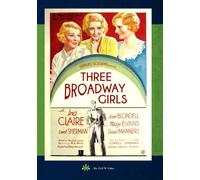 Three Broadway Girls (DVD) David Manners Ina Claire Lowell Sherman Joan Blondell