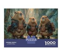 Three Castello dell'Horreurs Jigsaw 1000Pcs Animaux Mignons Adulti E Bambini Rilassamento Intelligence Impossible 52x38cm/1000pcs