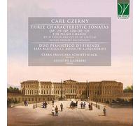Czerny / Duo Pi Czerny: 3 Characteristic Sonatas For Piano 4-Hands With Vio (CD)