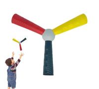 Three-Color Throwing Stick - 10.24x10.24x1.57 Inches Reaction Catch Trainer | Speed Training Tool | High Flexibility Stick Soft for Train Your Brain and Improve Your Skills Exercise Body