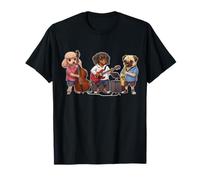 Three Cool Jazz Musicans - Barboncino Bassotto Pug 1 - Fan Fun Maglietta
