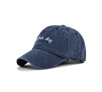 Three-dimensional embroidery baseball cap washed old cap bad hair day embroidered cap sun visor