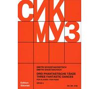 Three Fantastic Dances: for piano. op. 5. piano.