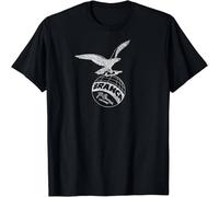 Three Feather T Shirt Vintage Fernet Amaro Branca Distressed Design, Black Black L