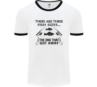 Three Fish Taglie Divertente Pesca Pescatore Uomo Ringer
