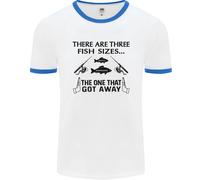 Three Fish Taglie Divertente Pesca Pescatore Uomo Ringer