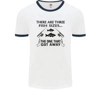 Three Fish Taglie Divertente Pesca Pescatore Uomo Ringer