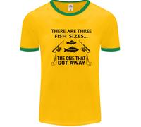 Three Fish Taglie Divertente Pesca Pescatore Uomo Ringer