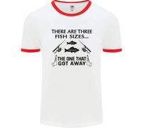 Three Fish Taglie Divertente Pesca Pescatore Uomo Ringer