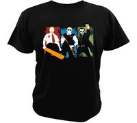 Three Flavours Cornetto Trilogy Shaun of The Dead Men Cotton T-Shirt Hot Fuzz Tops The World's End T Shirt Black L