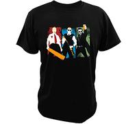 Three Flavours Cornetto Trilogy T Shirt Shaun of The Dead Men Cotton T-Shirt Hot Fuzz Tops The World's End Tshirt Tees Black S