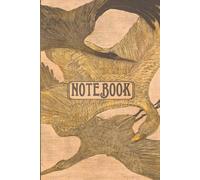 Three Flying Birds: Vintage Bird Illustration Notebook for Writing