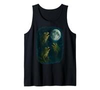 Three Frogs Howling At The Moon 3 Frog Moon Canotta