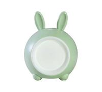 Three-gear Dimming Nightlight Dormitory Bedside Lamp Touch Night Light Deer-shaped Table Lamp Rabbit-shaped Room Decoration Color Adjustable USB Charging Room(Green)