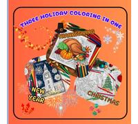 Three Holiday coloring in one: Relax and enjoy coloring for the three holidays and a few puzzle games to pass the time