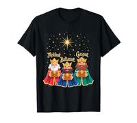 Three Kings Day Epifania Celebration Tee Christianity Maglietta