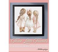 Three Little Friends : Counted Cross Stitch Pattern
