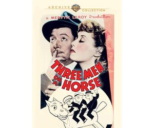 Three Men On A Horse (DVD) Sam Levene Teddy Hart Allen Jenkins Carol Hughes
