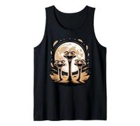 Three Ostrich Moon Big Bird Parody Safari Canotta
