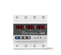 Three Phase Adjustable Over and Under Voltage Protector 3 Phase Automatic Recovery Protective Device Reset 63A 380V MQXFCZUX
