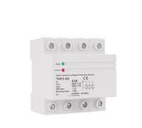 Three Phase Over Under Voltage Protector 3 Phase Automatic Recovery Protective Device Surge Protection Relay Reset 63A 60A 380V RRBXXUYN