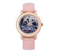 Three Ravens Winter Day - Orologio da polso da donna, con cinturino morbido, regalo per compleanni, San Valentino