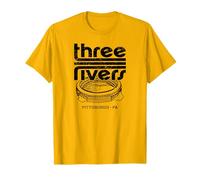 Three Rivers Stadium Pittsburgh PA Sede sportiva vintage anni '70 Maglietta