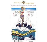 Three Sailors And A Girl (DVD) Gene Nelson Gordon Mac Rae Jane Powell Sam Levene