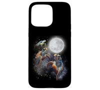 Three Sea Turtles Moon Howling At Moon Funny Parody Meme Custodia per iPhone 15 Pro Max