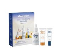 Three Ships - Jelly Drops Routine Beauty Kit | Jelly Drops (30 ml), Purify Gel Cleanser (10mL), Radiance Hydrating Cream (7g)
