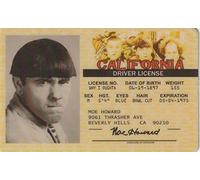 Three Stooges - Moe Howard Driver License Novelty Id Card by Signs 4 Fun