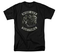 Three Stooges - Wise Guy Customs - T-Shirt Maniche Corte Unisex Adulte - Nero