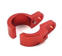 Three T FSFY Supporto guida linea per morsetto cavo tubo freno anteriore moto rosso per HONDA CR85R 03-07, CR80R 96-02, CR125R/250R 90-03, CRF150R 07-20, CRF450R 03 Alluminio