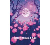 Three tasks a day: Floral forest themed blank goal planner