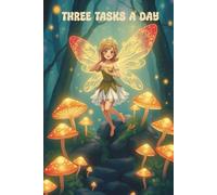 Three tasks a day: Forest fairy themed blank productivity planner for main daily tasks