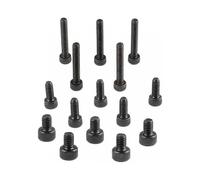 Three Types M4 Threaded Screw Pack - 15pcs of Various Sizes