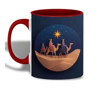 Three Wise Men Following The Star Of Bethlehem Tazze Divertente Mug Resistente Tazza Per Ufficio Casa Cucina 330Ml