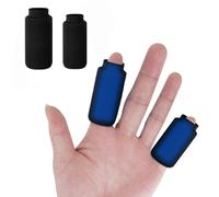 ThreeH 2Pz Impacco di Ghiaccio per le dita Riutilizzabile Terapia del Freddo Manicotti di Ghiaccio in Gel per l'artrite del dito Lesioni Alle dita dei piedi Tendinite e Dito Gonfio,Nero
